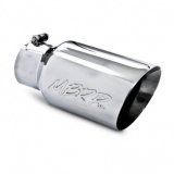 MBRP Tip, 6" O.D. Dual Wall Angled 4" inlet 12" length, T304