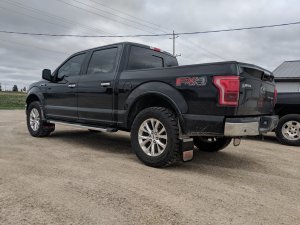 Pair of Heavy Duty Stainless Steel Front Mud Flap Brackets