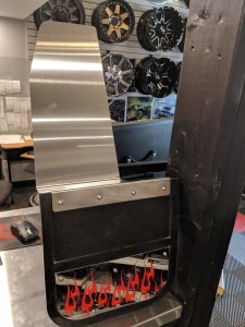 Pair of Heavy Duty Stainless Steel Front Mud Flap Brackets