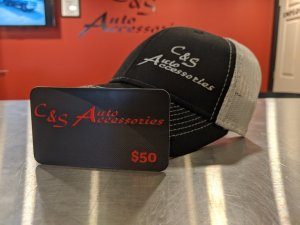 $50 gift certificate - FREE HAT - FREE SHIPPING