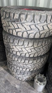 37" Toyo RT's on 20" Fuel Covert- 8x170