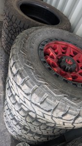 37" Toyo RT's on 20" Fuel Covert- 8x170