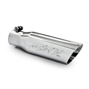 MBRP Tip, 31/2" O.D. Dual Wall Angled 21/2" inlet 12" length, T304